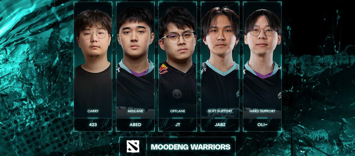 东南亚劲旅Aurora前《刀塔2》阵容成员自组新战队Moodeng Warriors..