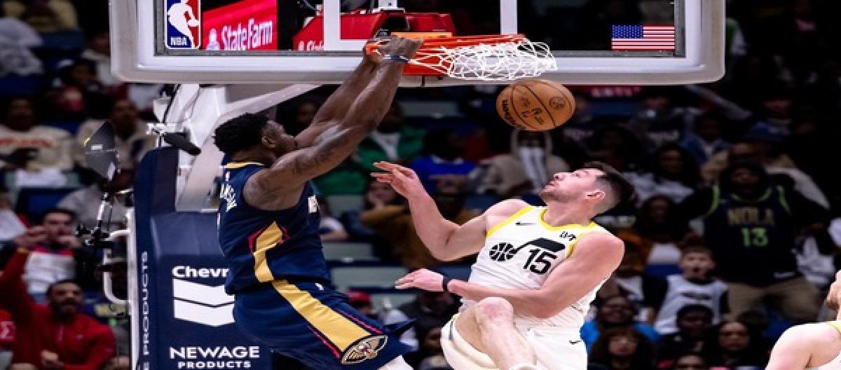 The Pistons beat the Pelicans 127-81, Zion scored 30 points, McCollum had a cold hand