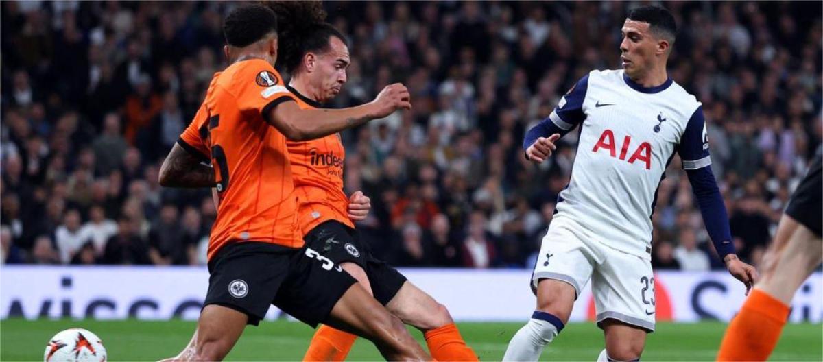 Europa League - Pedro Polo scores as Tottenham Hotspur draws 1-1 with Frankfurt