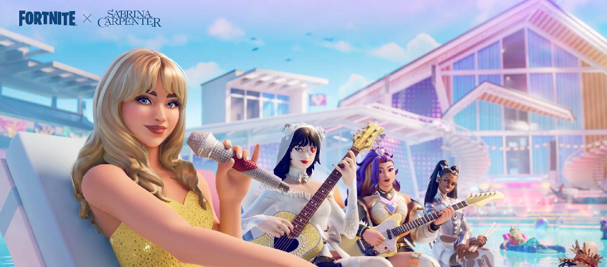 Fornite： Sabrina Carpenter为音乐节第8赛季献上夏日微甜惊喜