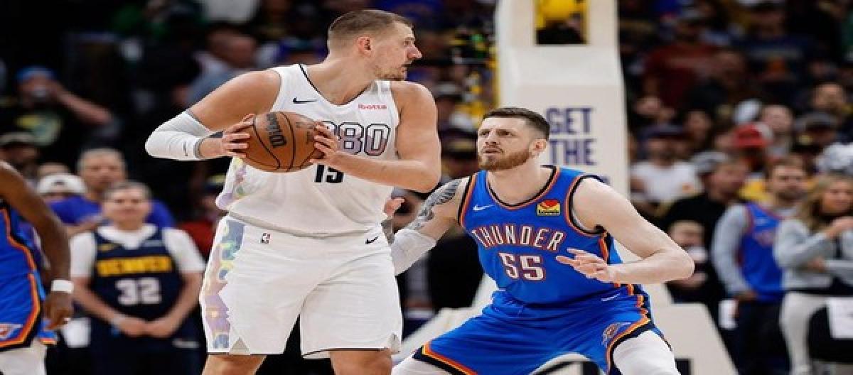 The Nuggets beat the Thunder 119-107 at home to win the Western Conference Finals Game 7