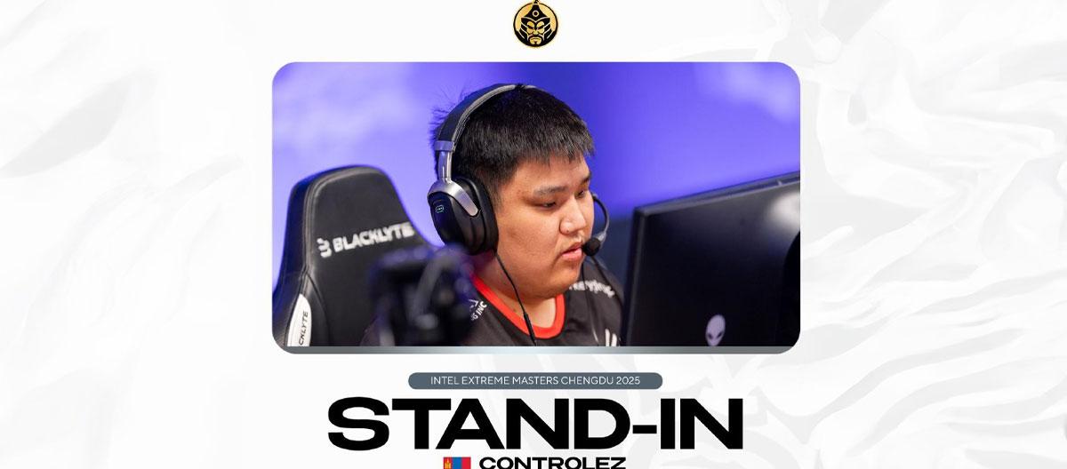 CS2：Chinggis Warrriors指挥controlez将以替补随The MongolZ出战IEM成都站..