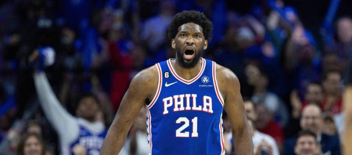 Joel Embiid fined $50,000 by the NBA for obscene gesture.