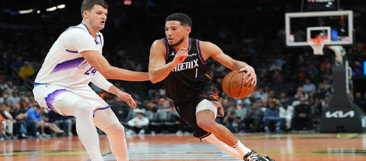 布克砍36分终结连败 太阳118-96大胜爵士迎NBA杯首胜