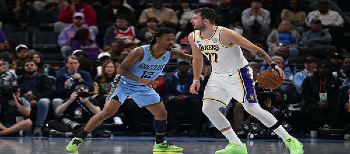 东契奇爆砍44分 湖人117-112险胜灰熊迎NBA杯首胜