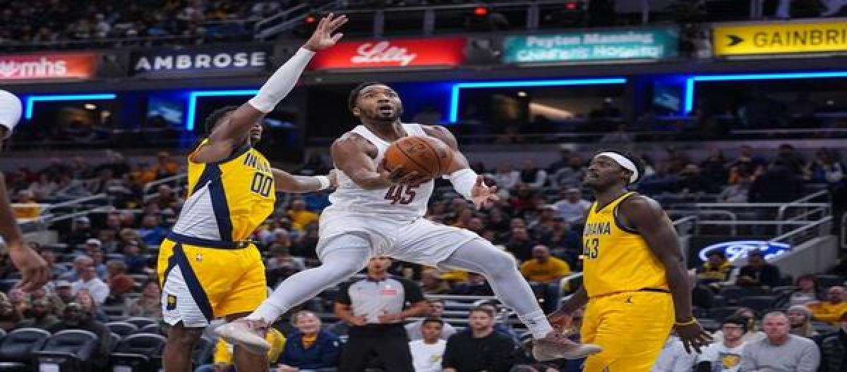 Mitchell scored 43 points as the Cavaliers defeated the Pacers 135-119.