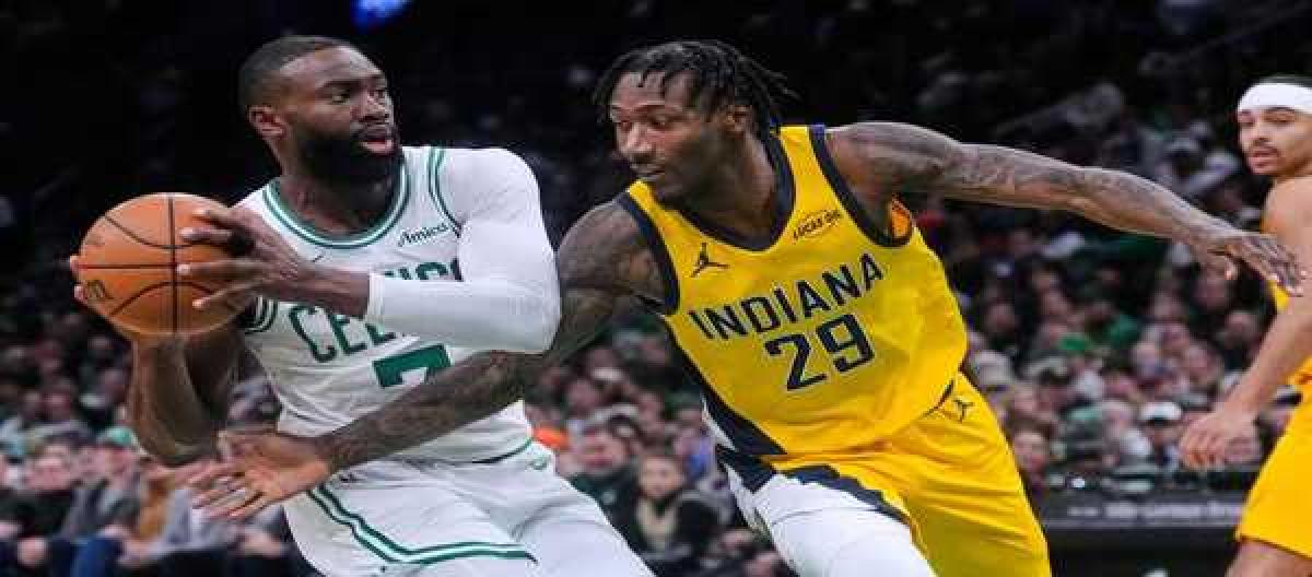 Brown's 31 points saved the Celtics from a 103-95 comeback victory over the Pacers.