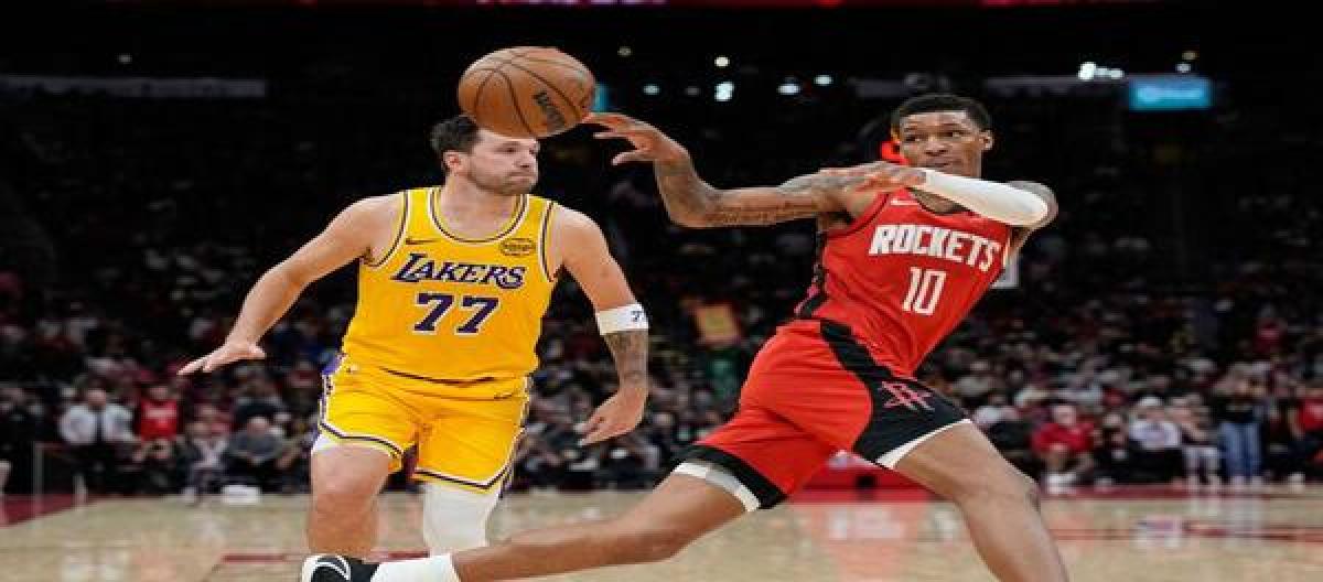 东契奇36分闪亮全场 湖人以100-92力克火箭