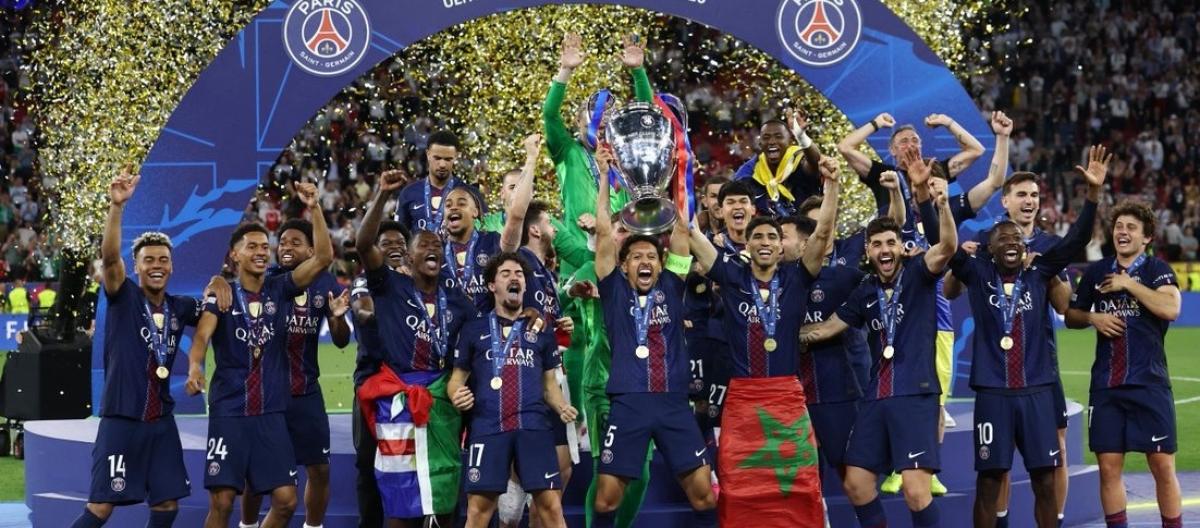 UEFA Champions League – Paris Saint-Germain defeats Arsenal 4-3 on penalties to win the title.