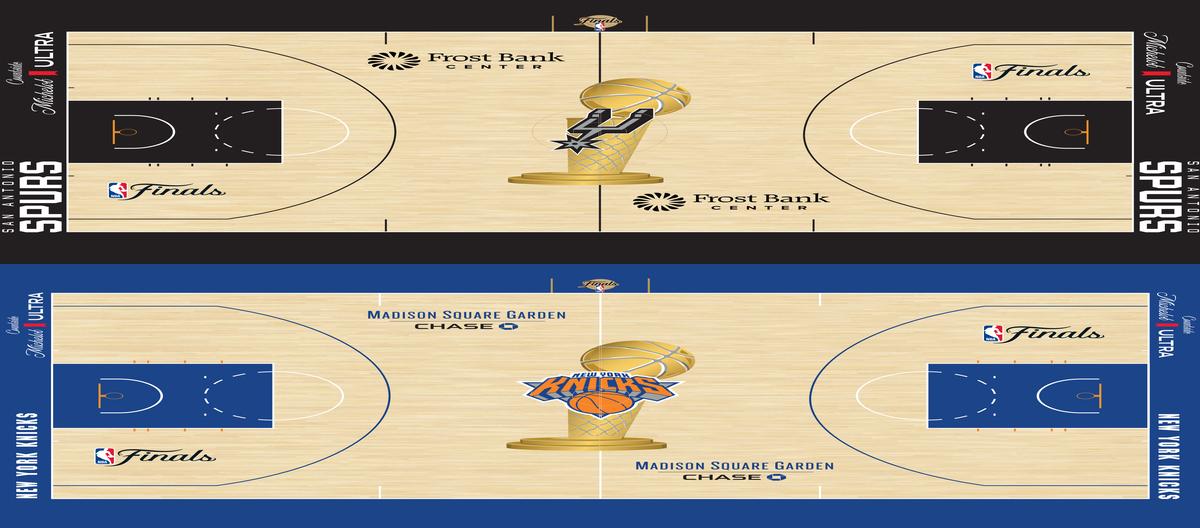 The NBA Finals arena has reopened with the classic design of the trophy and handwritten logo returning.