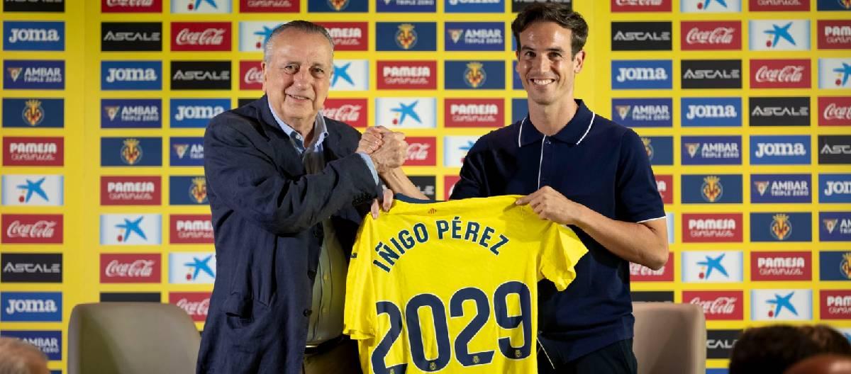 Villarreal have officially announced that Iñigo Pérez has become the team's new first-team head coach.