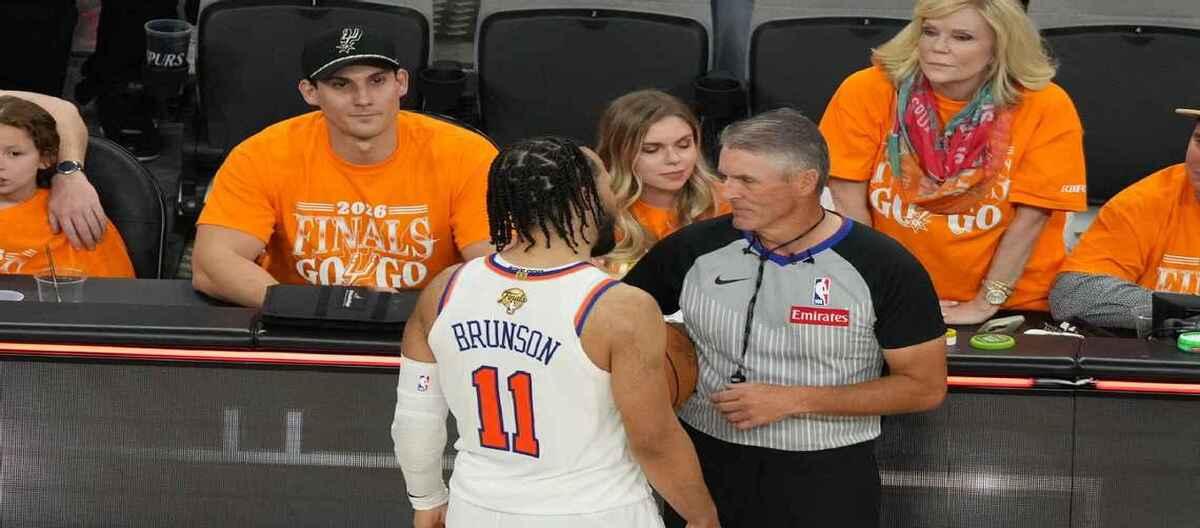 The NBA has launched an investigation into Brunson's altercation with fans on the sidelines.