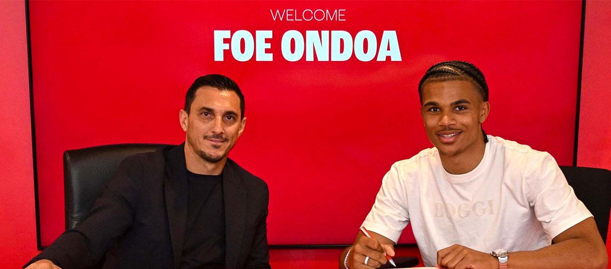 Monza officially announce the signing of Estoril's young French attacking midfielder Manga Foe-Ondoa..