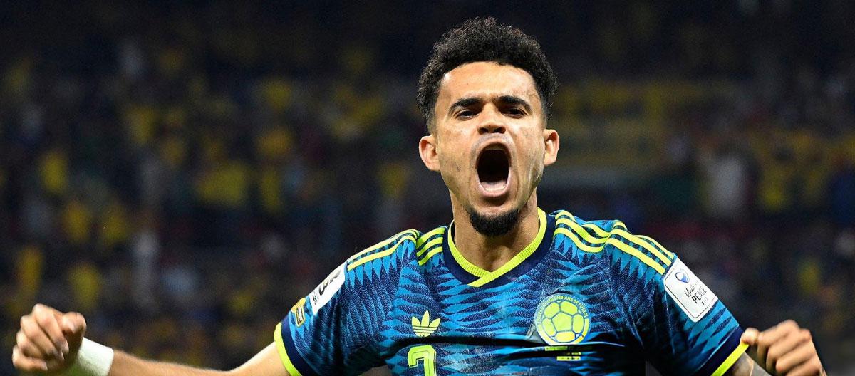 ◤FIFA世界杯在美国、加拿大和墨西哥举行◢ 路易斯·迪亚斯进球并助攻，哥伦比亚3-1战胜乌兹别克斯坦。