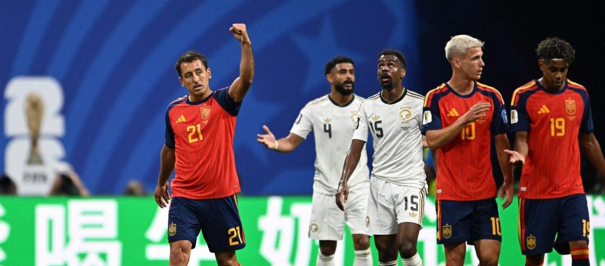 World Cup – Yamar scores and Oyarzabal braces as Spain thrashes Saudi Arabia 4-0.