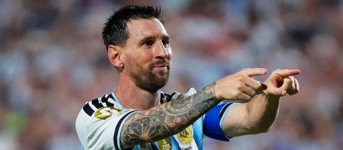 Messi scored two goals, becoming the all-time top scorer and setting records in both men's and women's football.