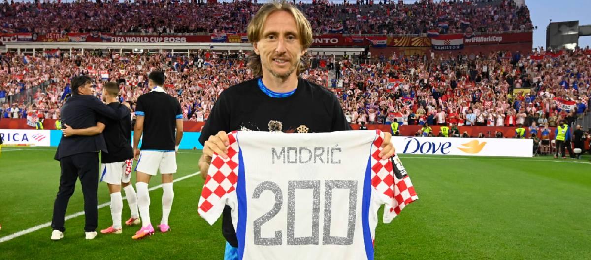 Luka Modric: I am incredibly proud to have made 200 appearances for my favorite national team.