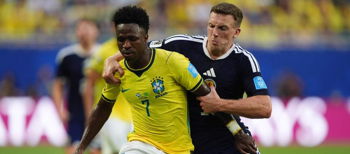 World Cup – Vinicius scores twice as Brazil defeats Scotland 3-0 to advance to the Round of 32