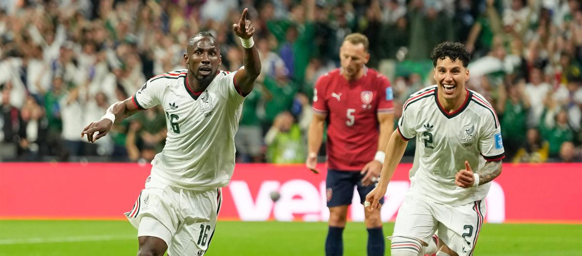 World Cup – Chavez, Quiniones, and Feddalgo all scored as Mexico defeated the Czech Republic 3-0, securing a perfect record and advancing to the next round.