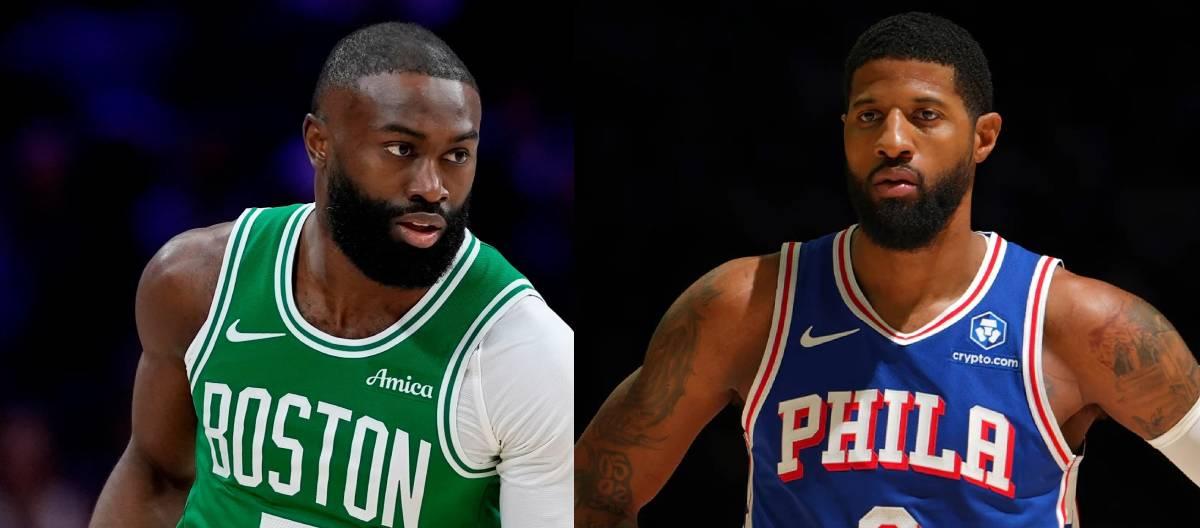 The 76ers and Celtics have reached a super trade, swapping Brown and George.