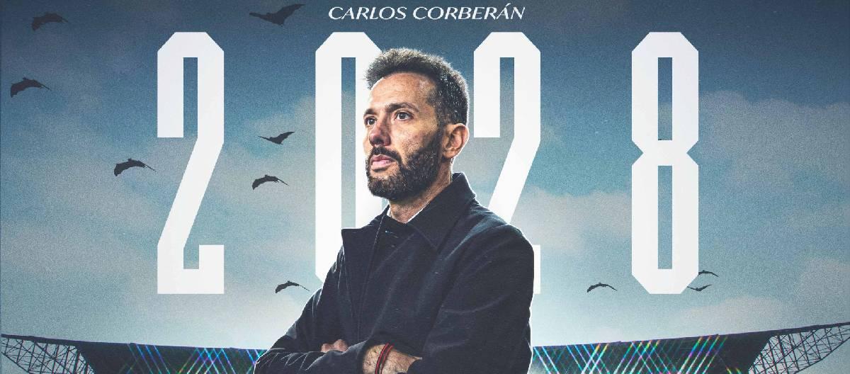 Valencia have announced a contract extension agreement with head coach Carlos Colberán, with the new contract running until 2028.
