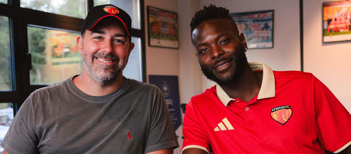 Le Mans officially announce the signing of Guingamp's Central African Republic international forward Louis Mafouta..