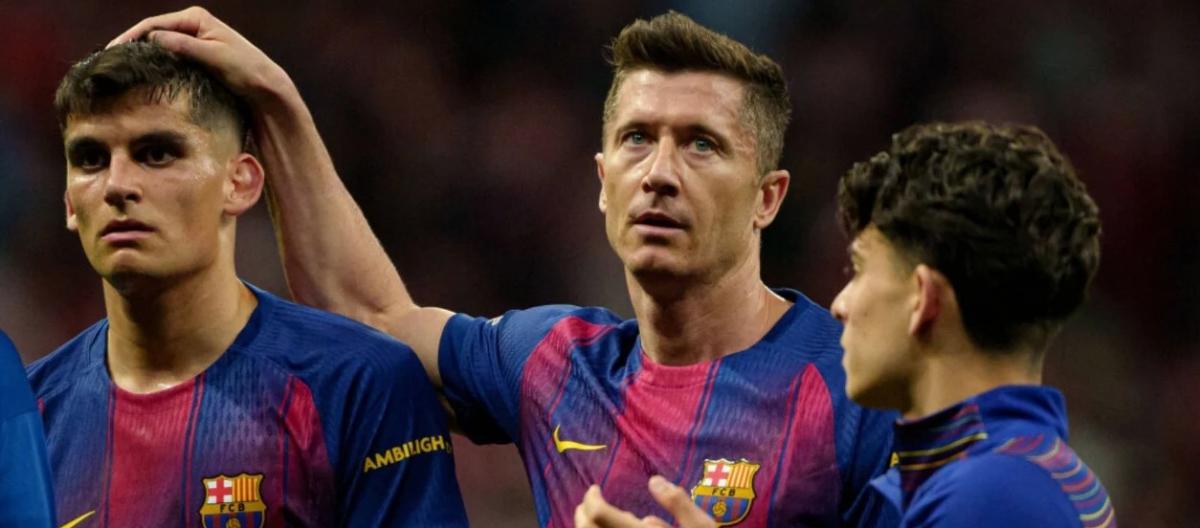 Gerard Martin was saddened by Lewandowski's departure from Barcelona.