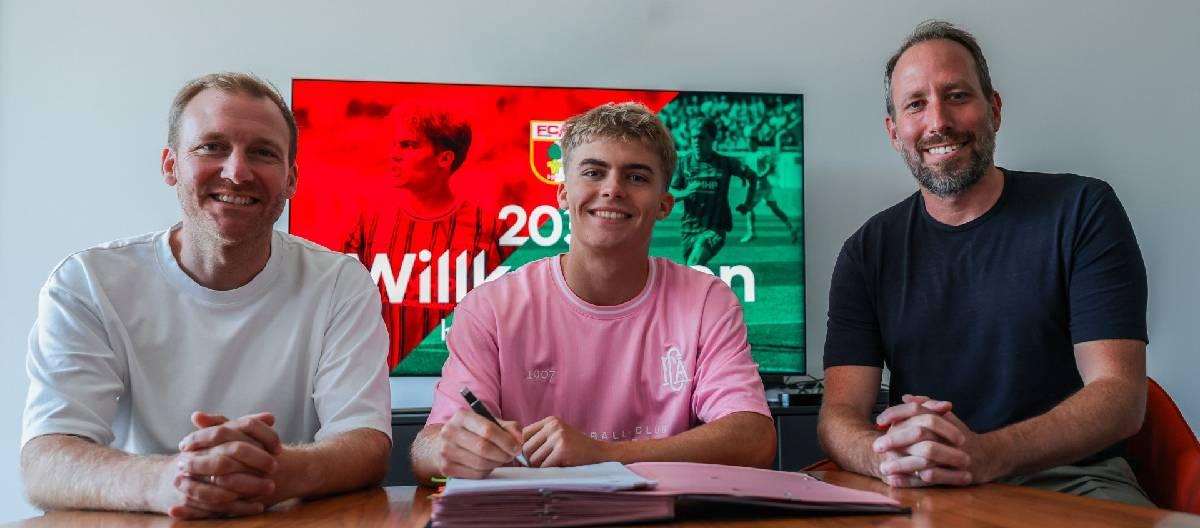 Hennessy Behrens has officially joined Augsburg and signed a contract with the club until June 2031.
