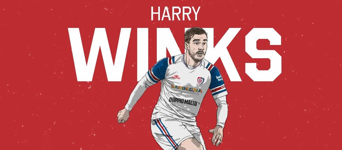Cagliari officially announce the signing of former England international defensive midfielder Harry Winks..