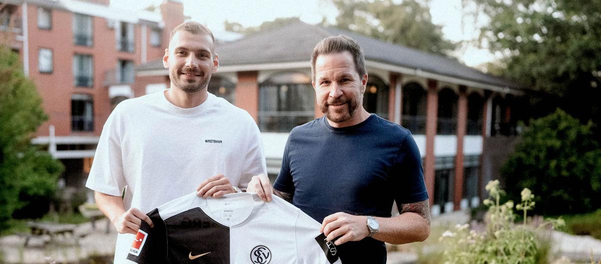 Elversberg officially announce the signing of Kaiserslautern defender Luca Sirch..