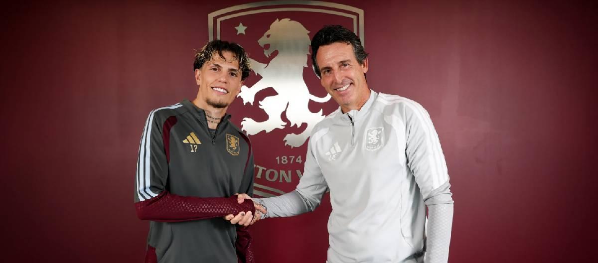 Aston Villa have officially announced the loan signing of Alejandro Ganacho for one season.