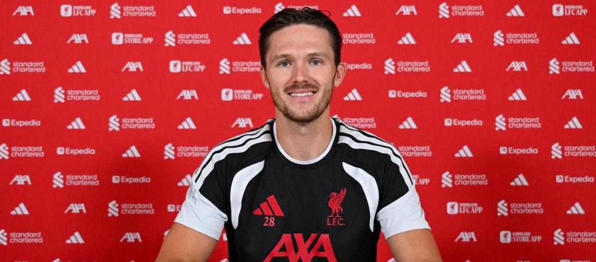 Liverpool completes contract extension with English goalkeeper Freddie Woodman..