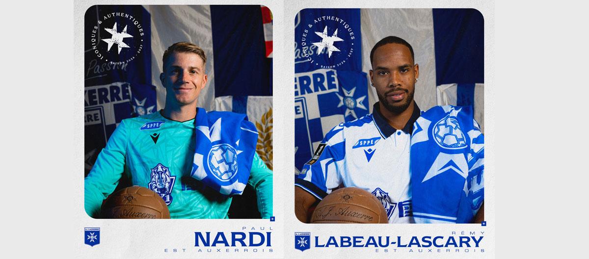 Auxerre officially announce the signing of goalkeeper Paul Nardi and striker Rémy Labeau-Lascary..