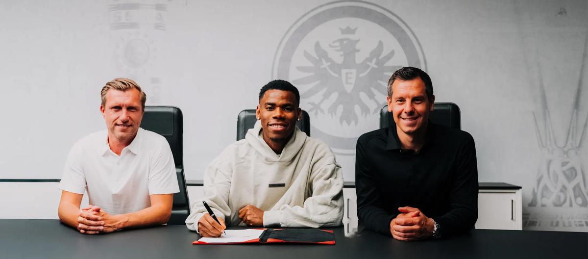 Club Brugge midfielder Onedica has officially joined Eintracht Frankfurt on a five-year contract.