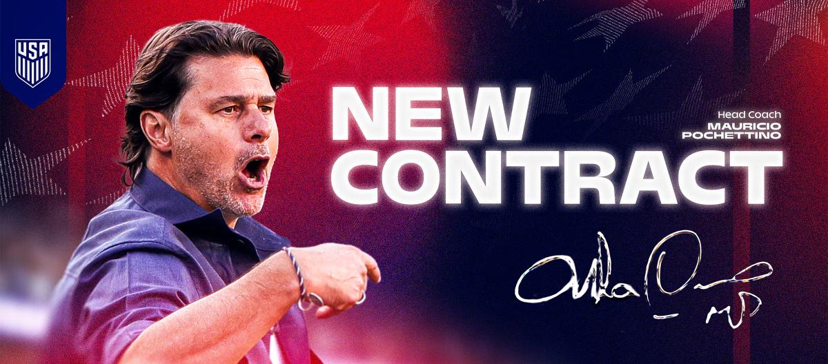 U.S. head coach Mauricio Pochettino has signed a contract extension, extending his term until 2030.