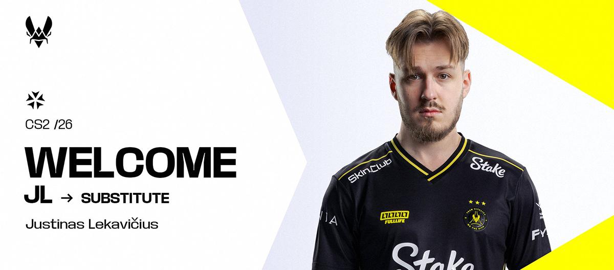 Vitality official announcement: Former NAVI player jL urgently recalled as a temporary substitute.