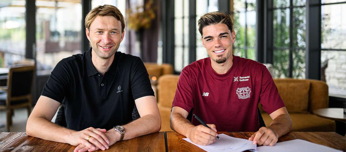 Napoli left-back Gutierrez has officially joined Bayer Leverkusen and will wear the number 3 jersey.