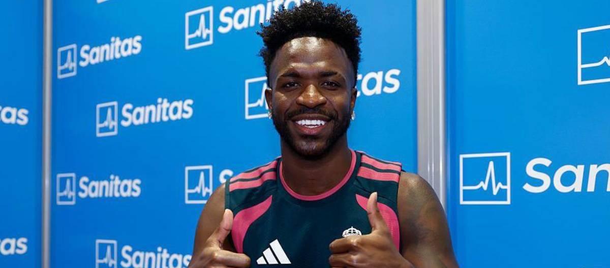 Real Madrid officially announced the extension of Vinicius Junior's contract until 2032.