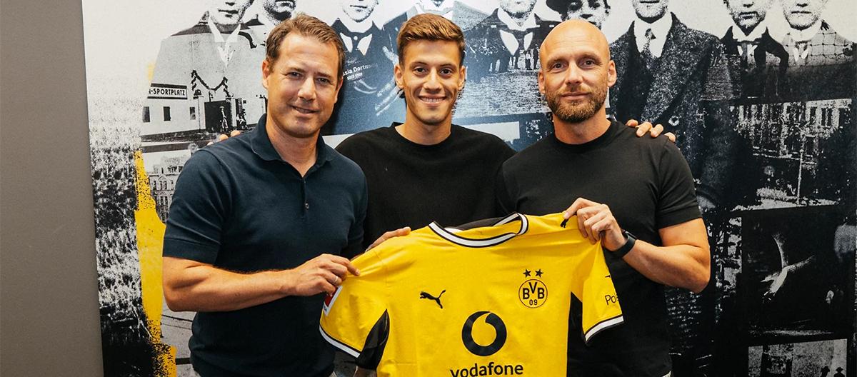 Borussia Dortmund have officially signed Greek starlet Constantellas on a five-year contract.