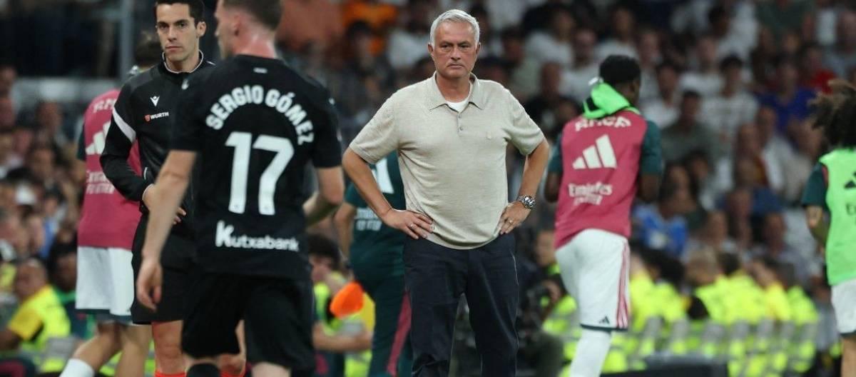 Manager Mourinho returns to the Bernabéu and praises the team's performance