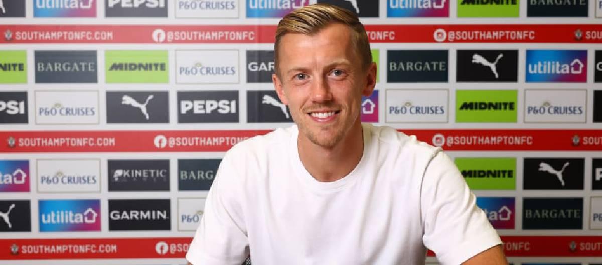 Southampton have officially signed James Ward-Prowse to a two-year contract.