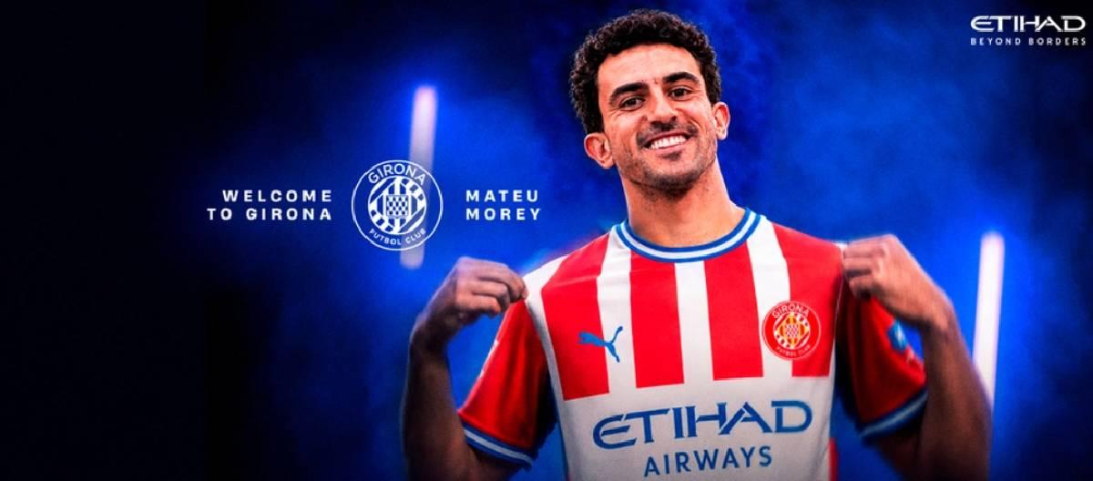 Girona have announced the signing of Matteu Morey, with the two sides agreeing to a contract until 2028.