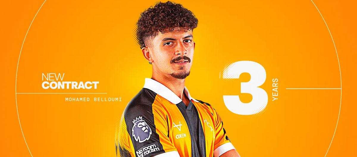 Hull City completes contract extension with Algeria international forward Mohamed Belloumi..
