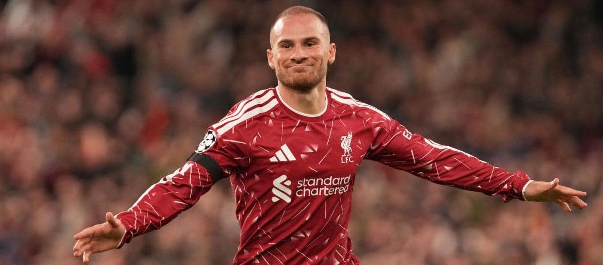 ◤UEFA Champions League - League Phase◢ Alexis Mac Allister scored a wonder goal as Liverpool came from behind to defeat Atlético Madrid by 2–1..