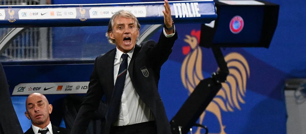 Mancini was pleased with his players' determination to score after Italy drew with France.