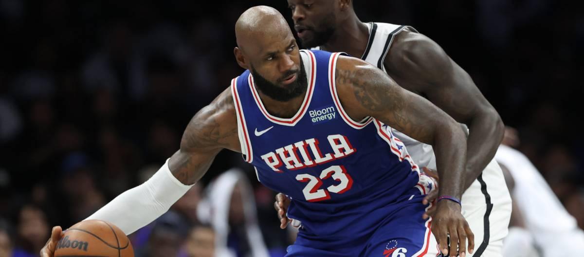 LeBron James made his 76ers debut, but the team lost to the Nets in the preseason, and he admitted that they still need to work on their chemistry.