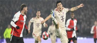 欧冠联赛——0比3惨负费耶诺德　拜仁慕尼黑无法守住胜势