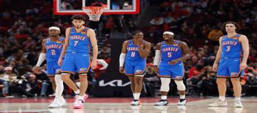 NBA实力榜：雷霆队领跑 火箭队升至第二 骑士队遭遇挑战 湖人排名第12