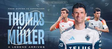 Former Bayern Munich and Germany legendary international midfielder Thomas Müller joins Vancouver Whitecaps on a free transfer..