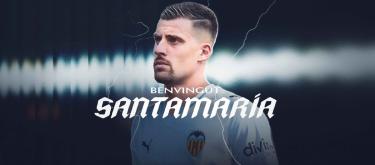 Valencia officially announce the signing of Rennes' French defensive midfielder Baptiste Santamaria..